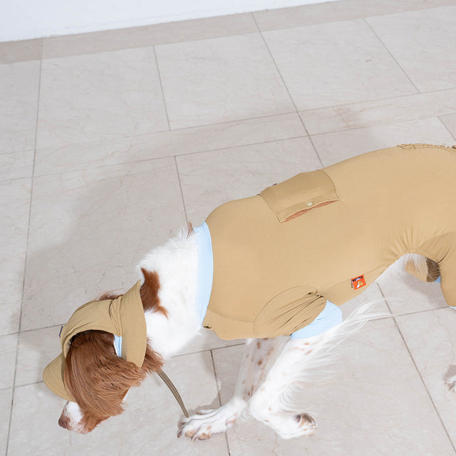 Outside + Cooling Jumpsuit Brown