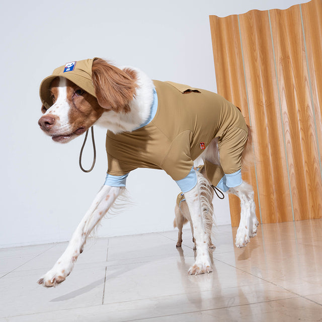 Outside + Cooling Jumpsuit Brown