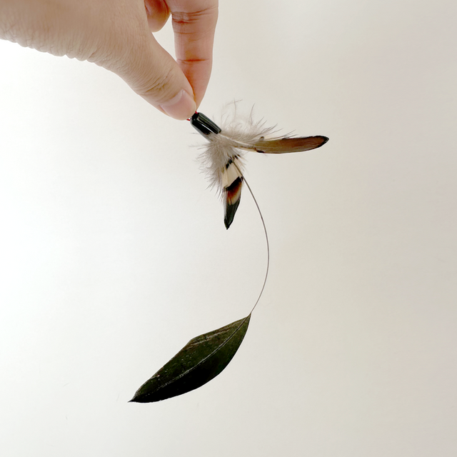 cat refill toy - Moth Mobile