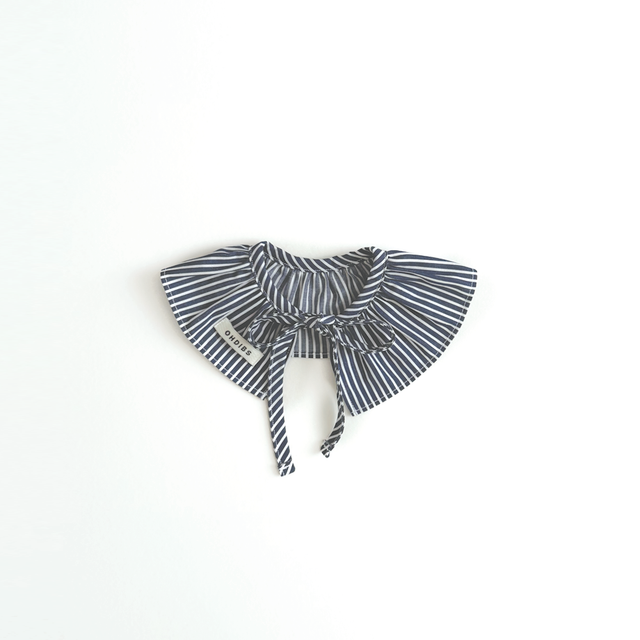 Black Striped Cotton Cape