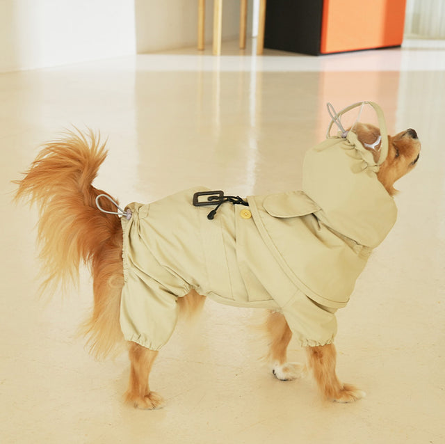 [Pre-Order] Trench Rainsuit (Beige)
