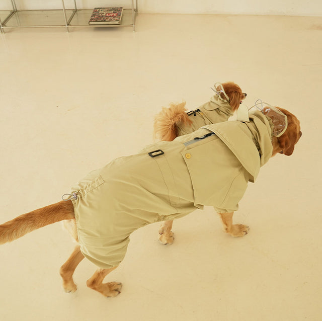 [Pre-Order] Trench Rainsuit (Beige)