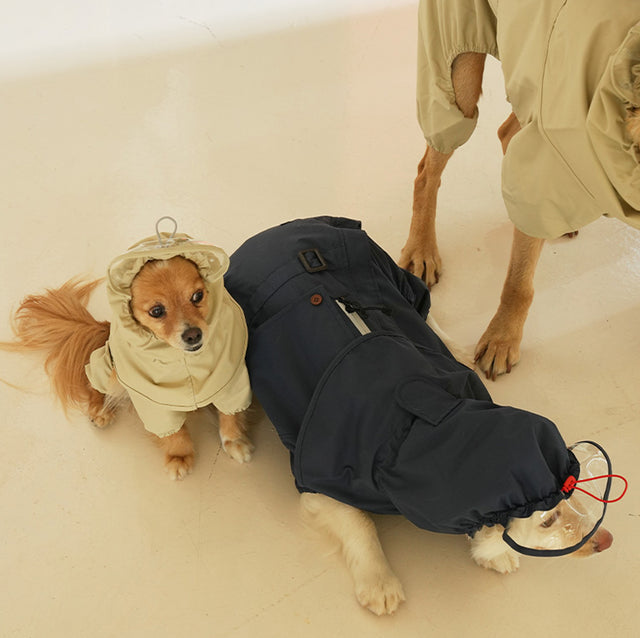 [Pre-Order] Trench Rainsuit (Navy)