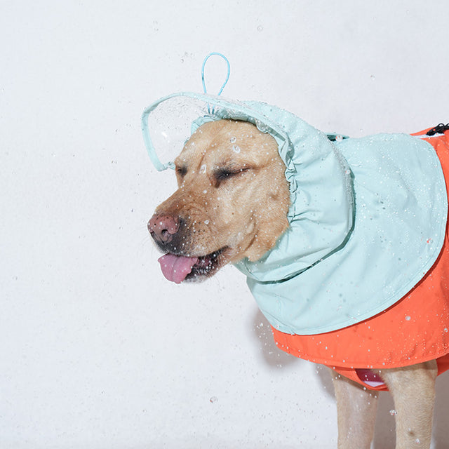 [Pre-Order] All-Weather Water Shield Poncho (Orange)