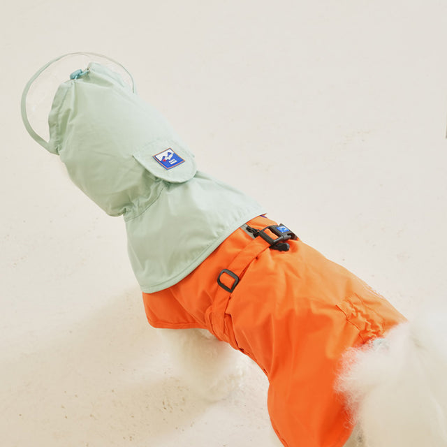 [Pre-Order] All-Weather Water Shield Poncho (Orange)